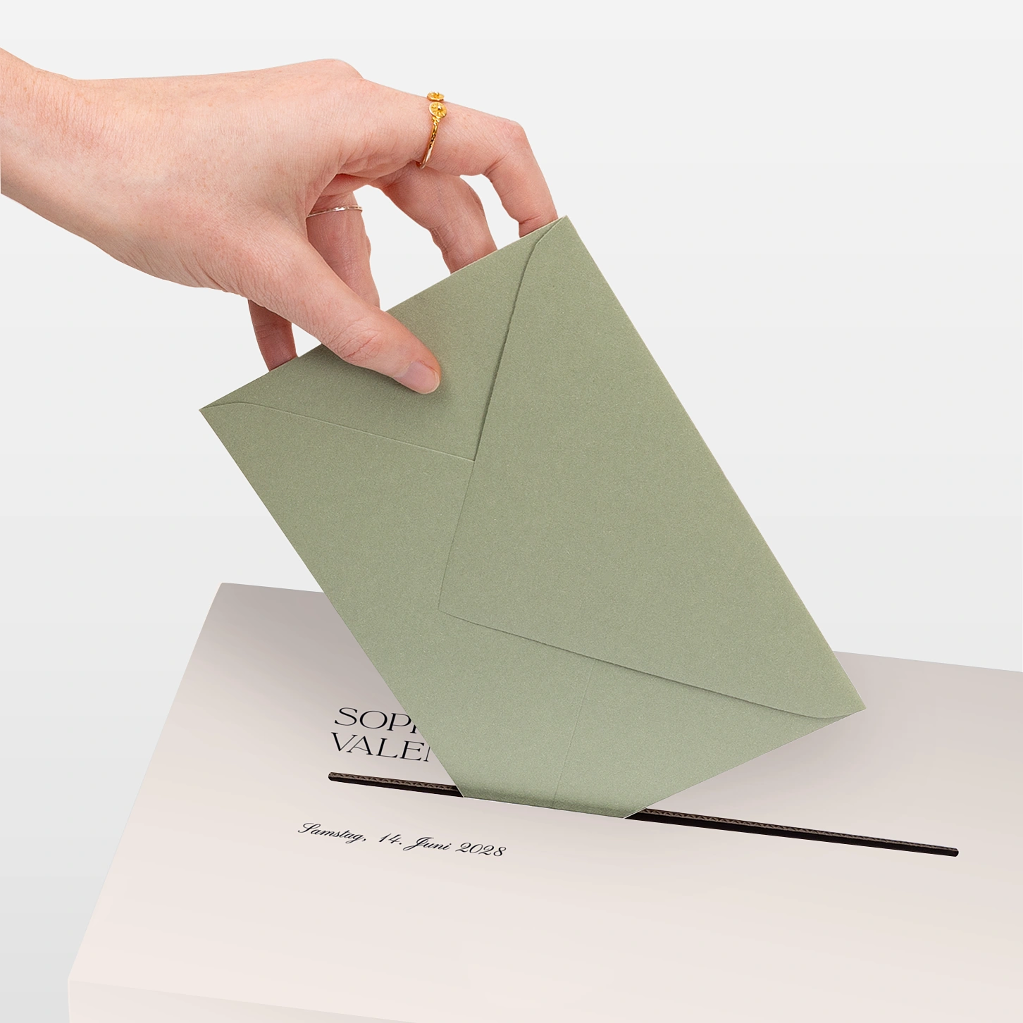 Kartenbox Hochzeit Fleur minimale