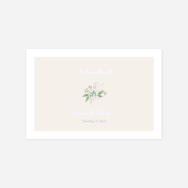 Florales Portrait