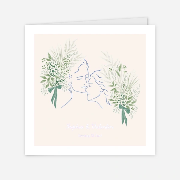 Florales Portrait