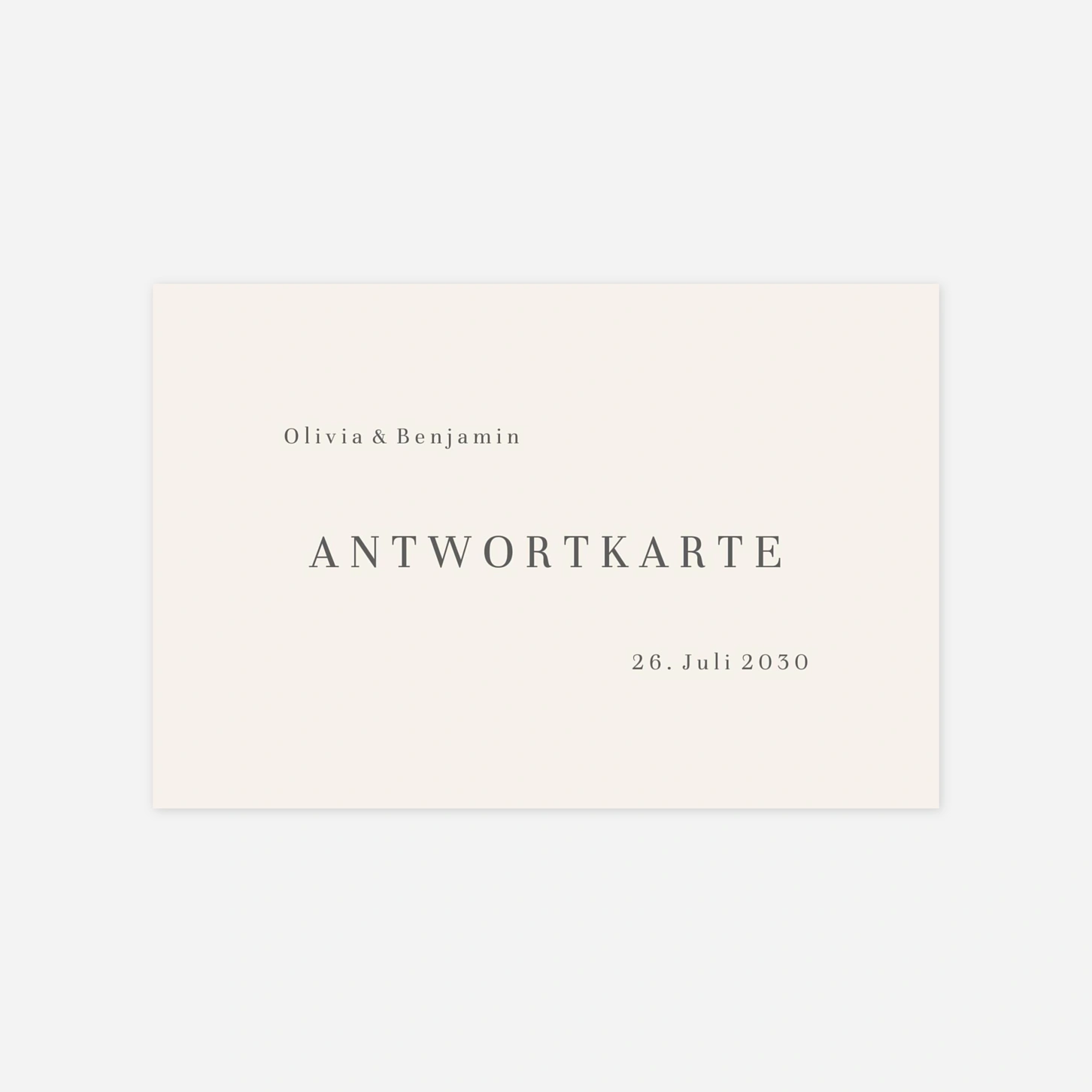 Antwortkarte Hochzeit Floral sigilism