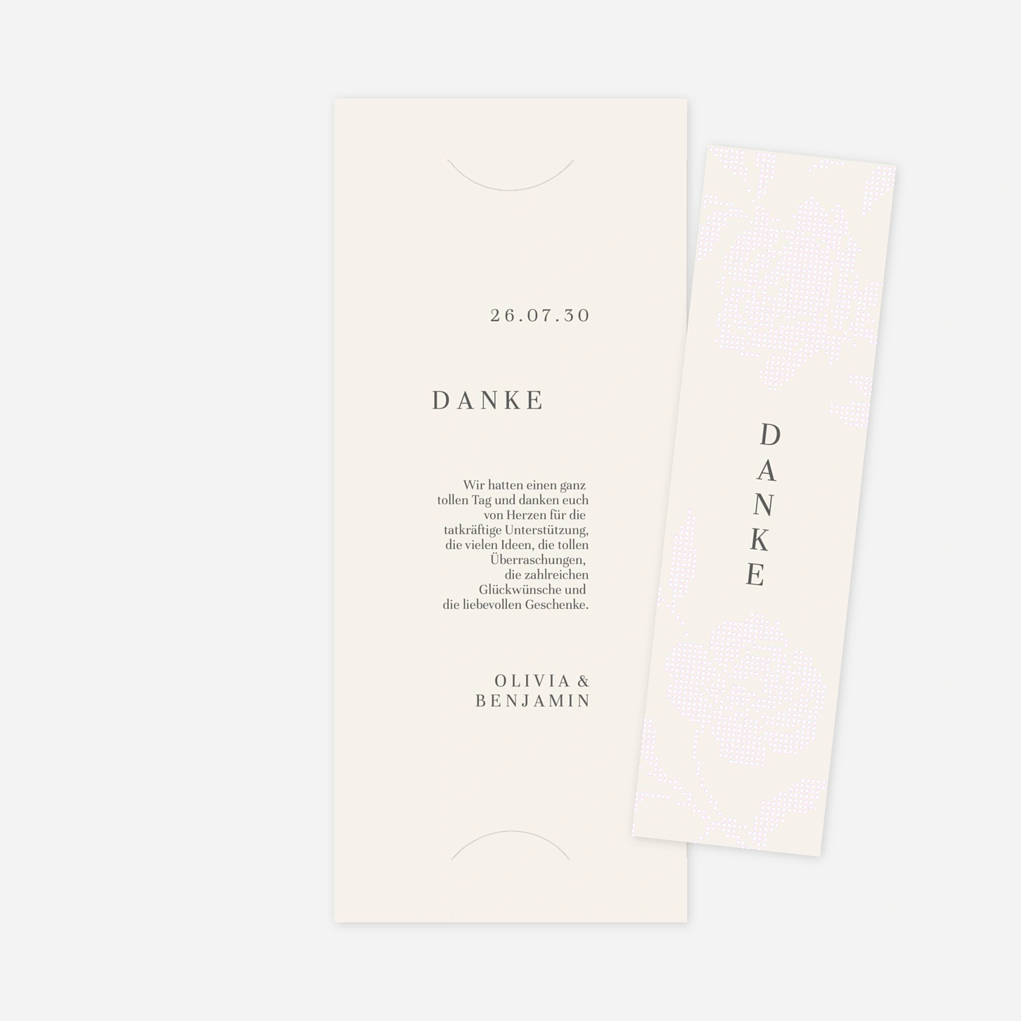 Dankeskarte Hochzeit Floral sigilism