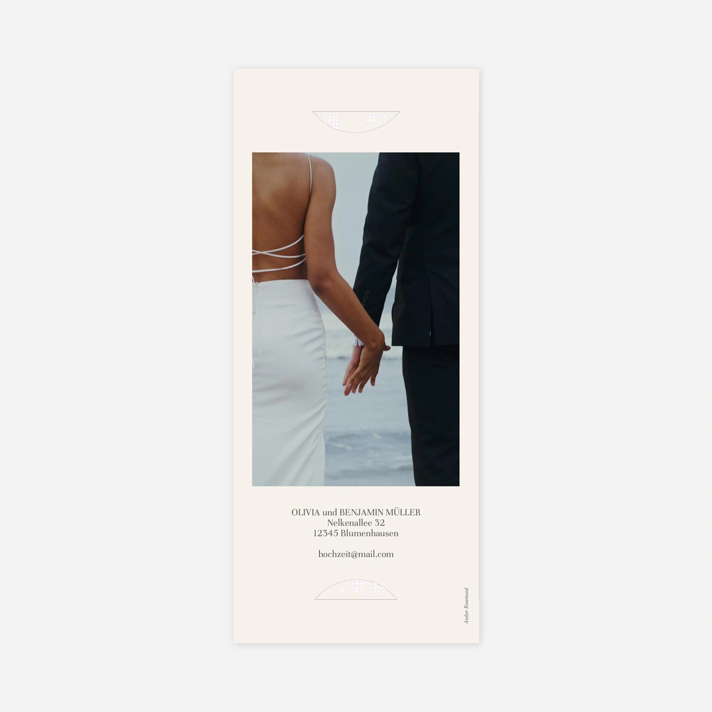 Dankeskarte Hochzeit Floral sigilism