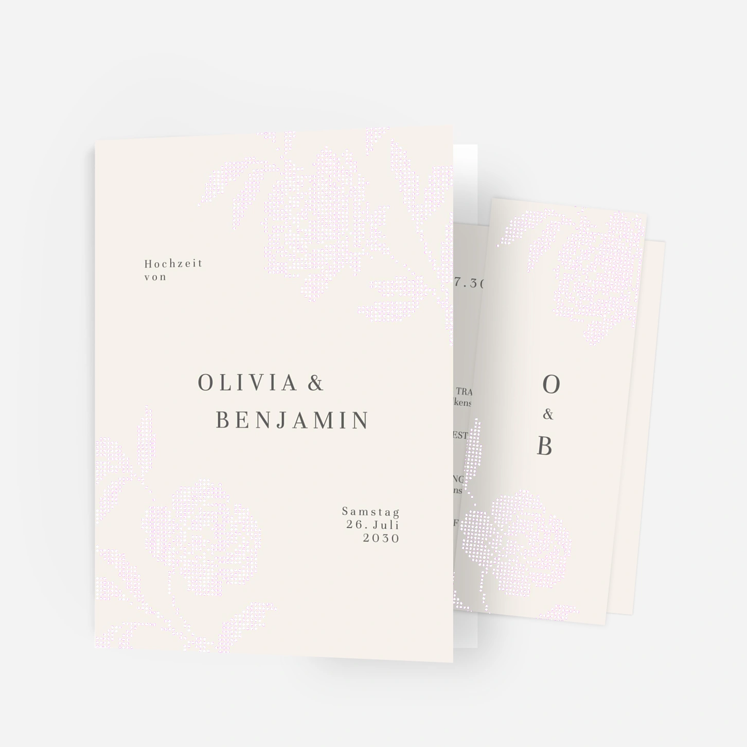 Hochzeitseinladung Floral sigilism