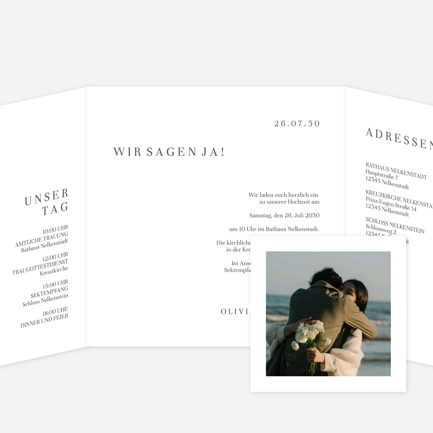 Hochzeitseinladung Floral sigilism