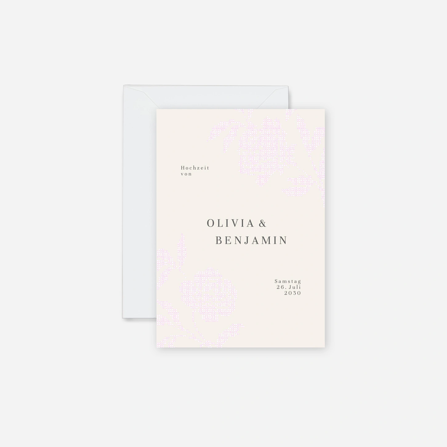 Hochzeitseinladung Floral sigilism