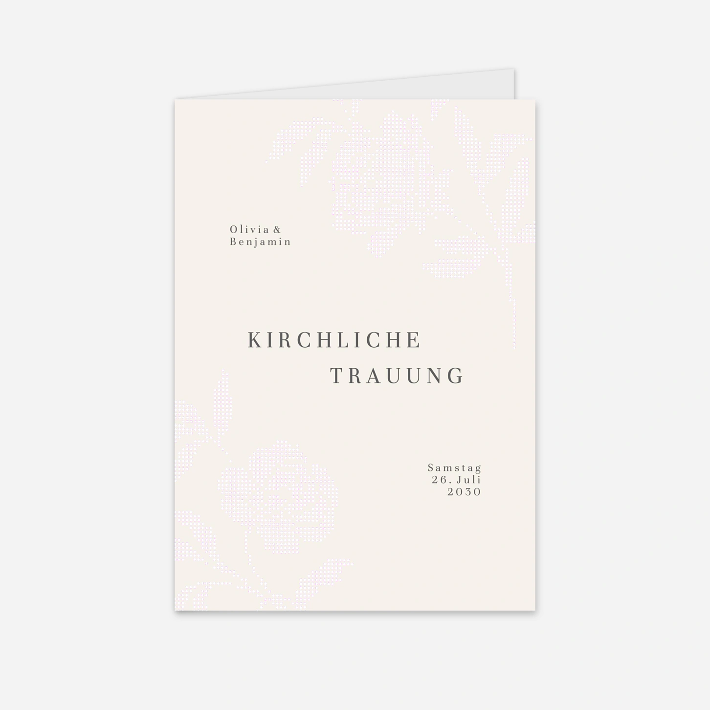 Kirchenheft Hochzeit Floral sigilism