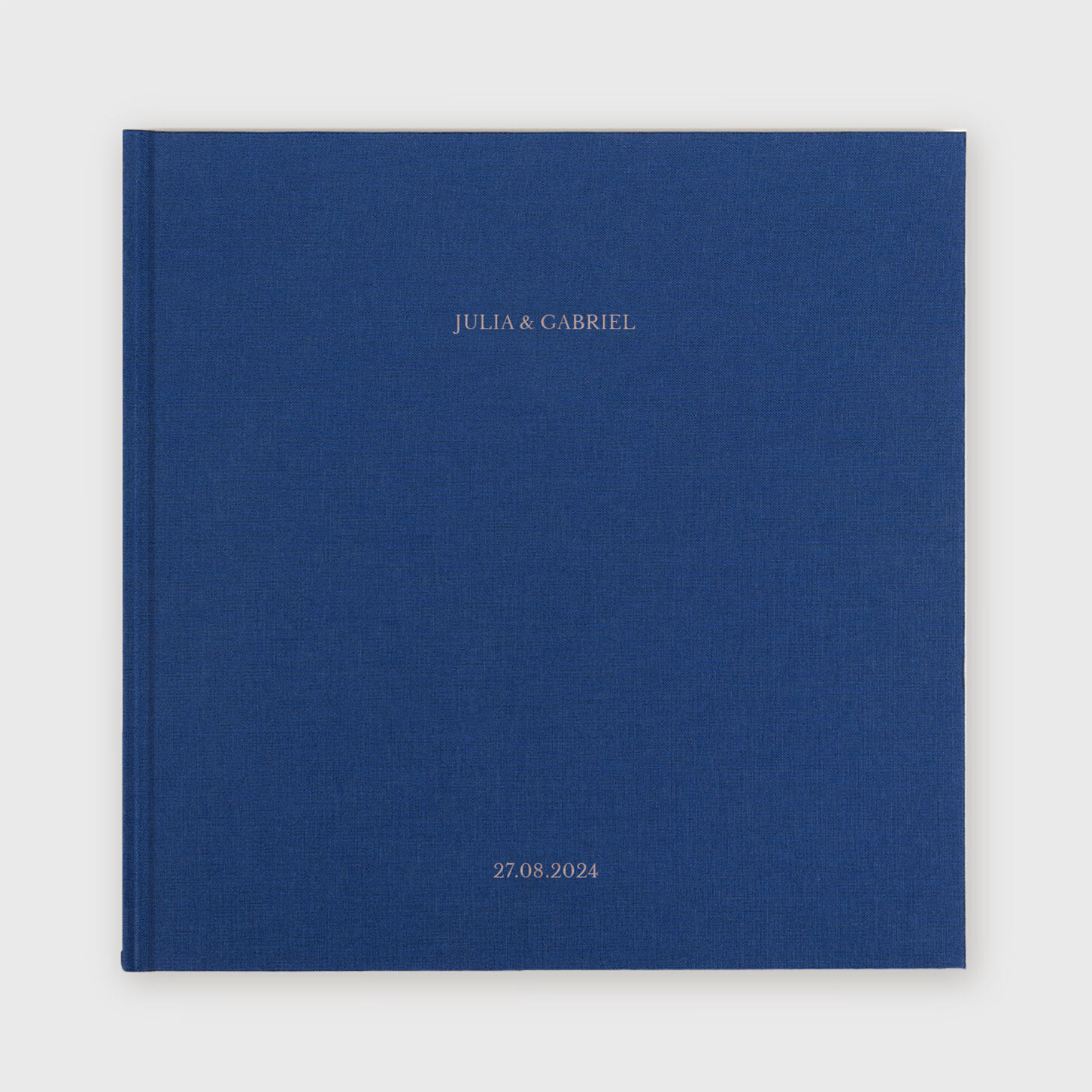 Fotobuch mit Stoffeinband Veredelung