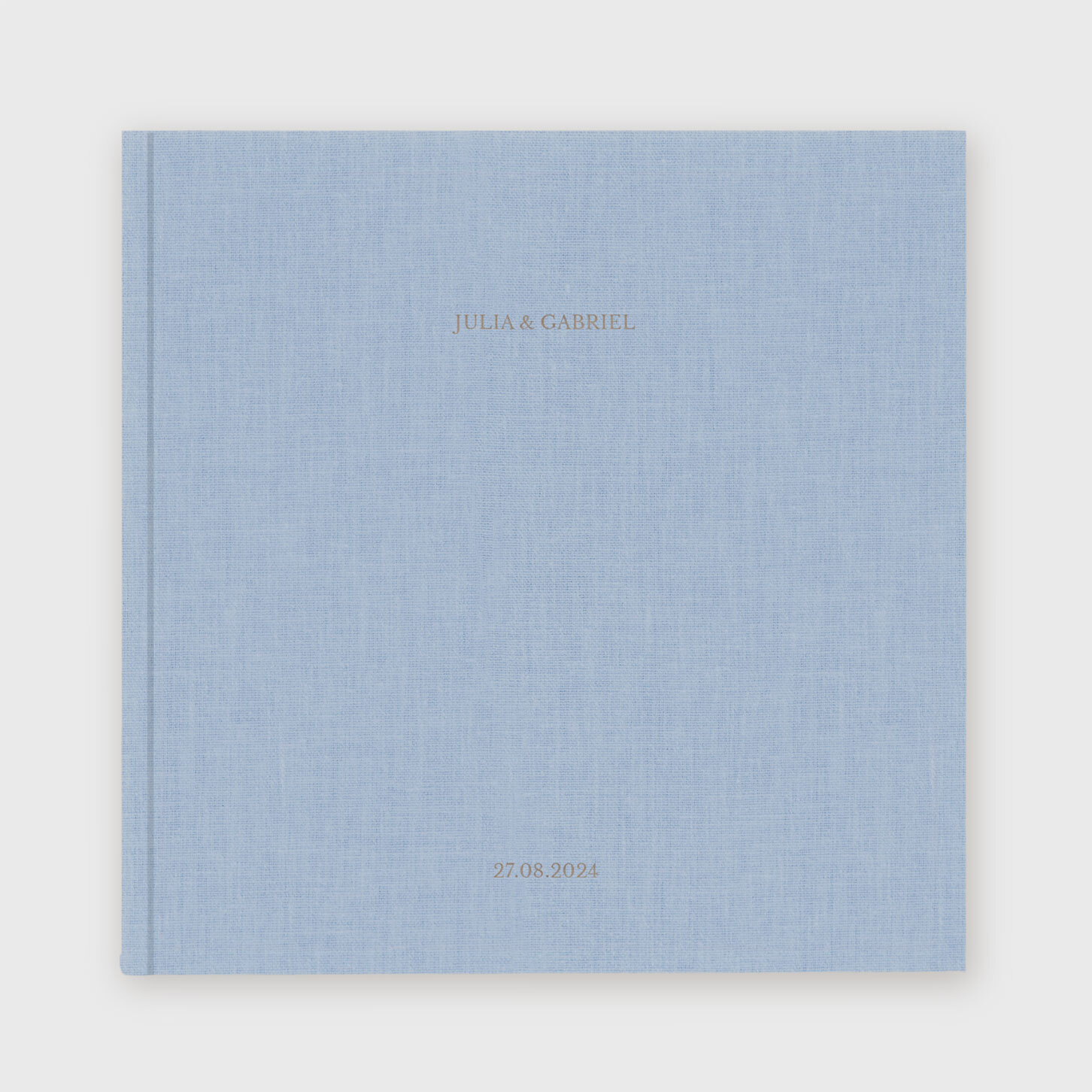 Fotobuch mit Stoffeinband Veredelung