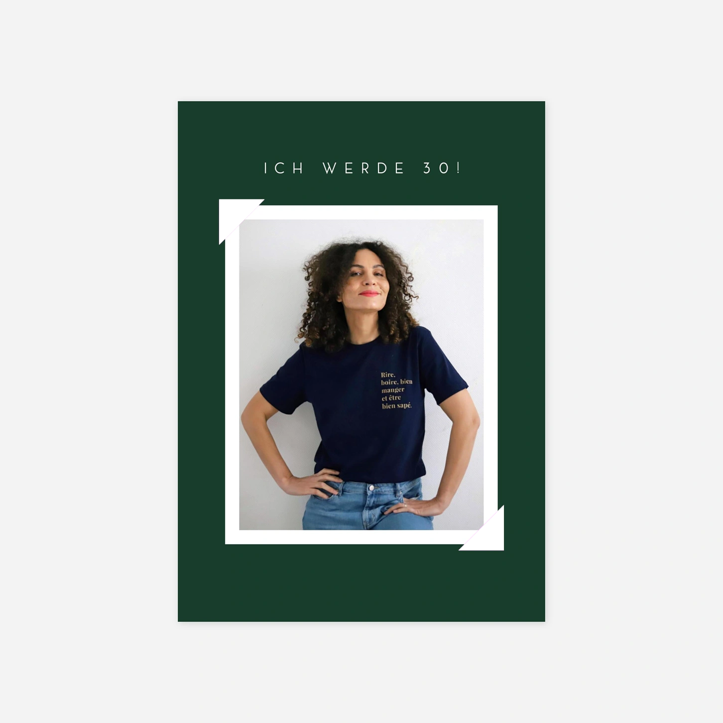 Geburtstagseinladung Fotoecken