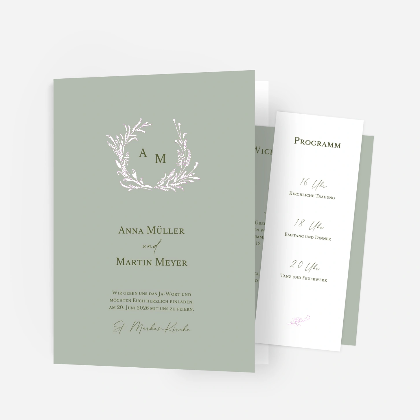 Hochzeitseinladung Frühlingsversprechen