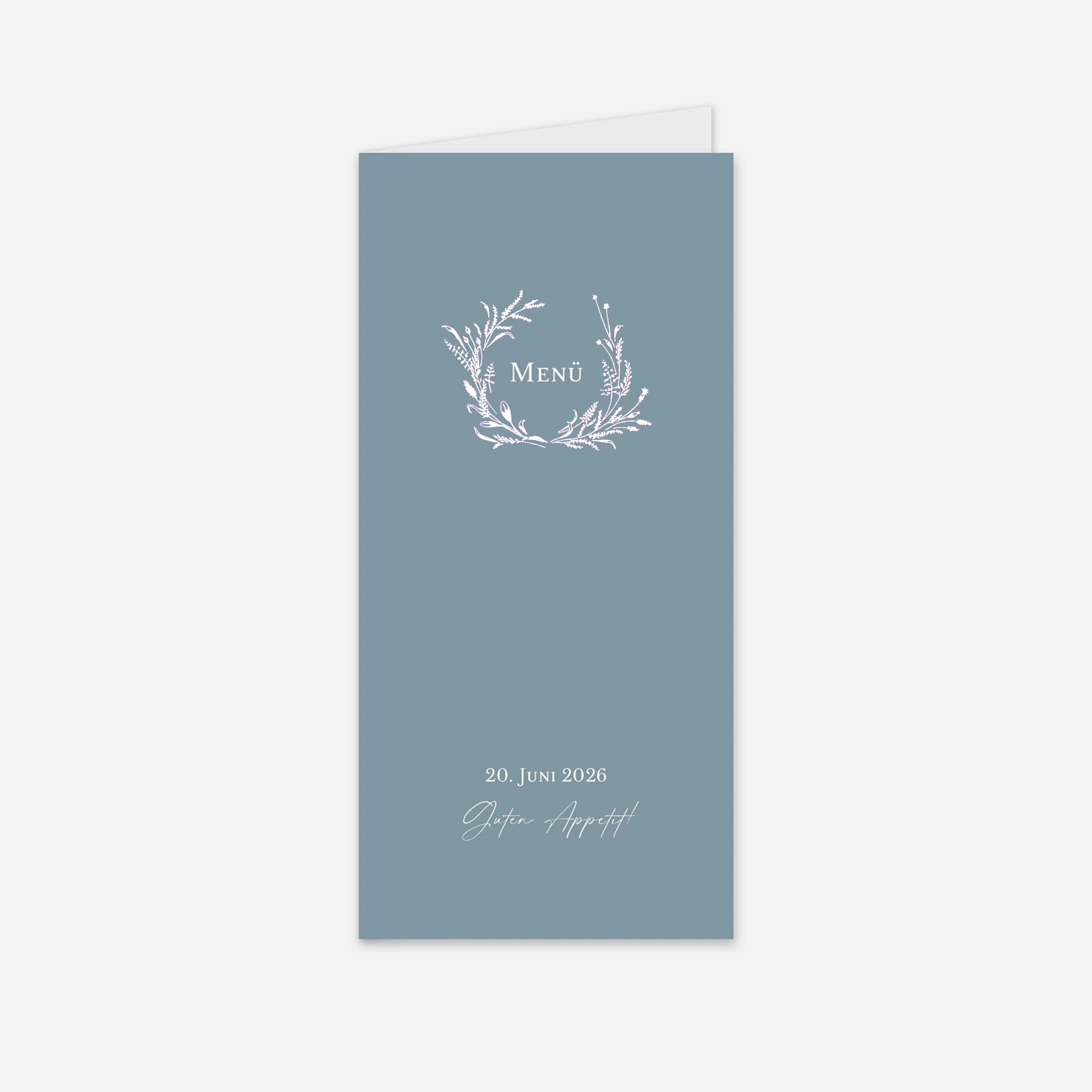 Menükarte Hochzeit Frühlingsversprechen