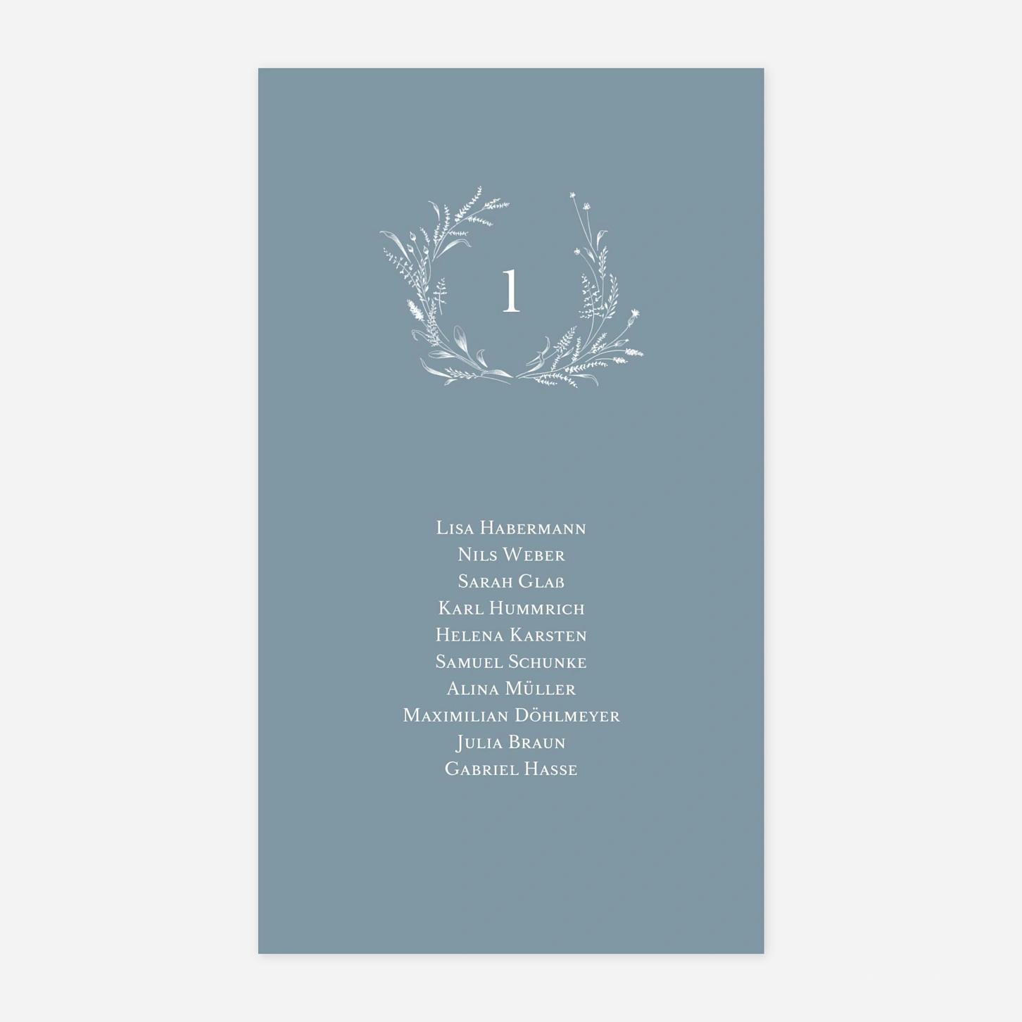 Gruppentischkarte Frühlingsversprechen