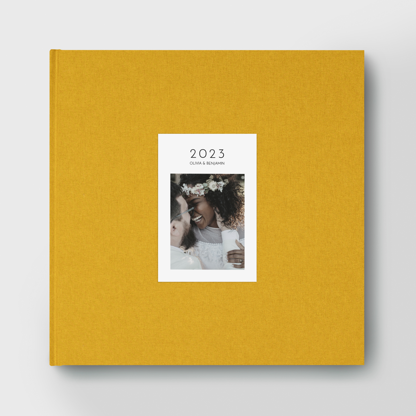 Fotobuch mit Stoffeinband Fotoprägung