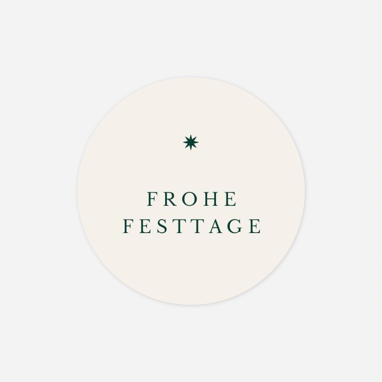 Geschenkaufkleber Weihnachten Frohe Winterzeit