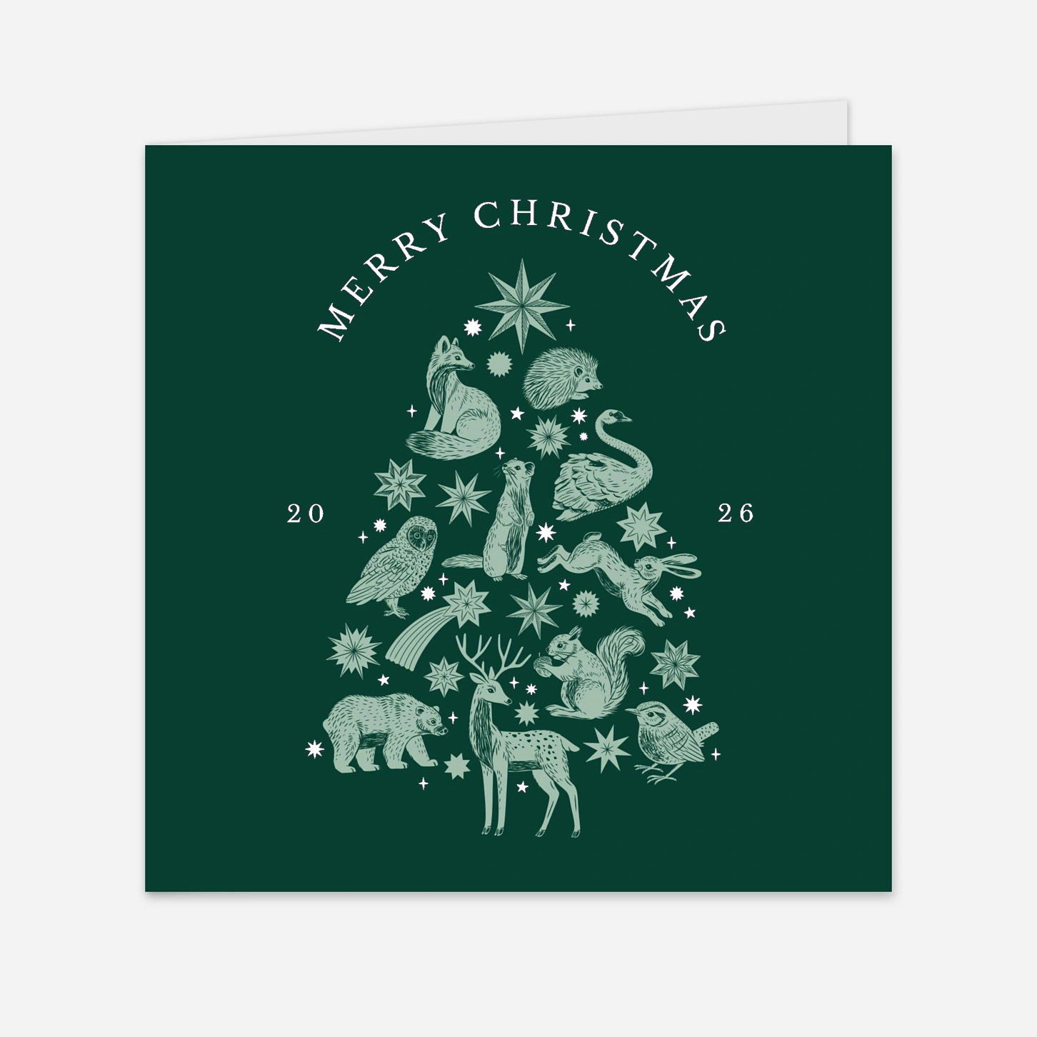 Weihnachtskarte Frohe Winterzeit