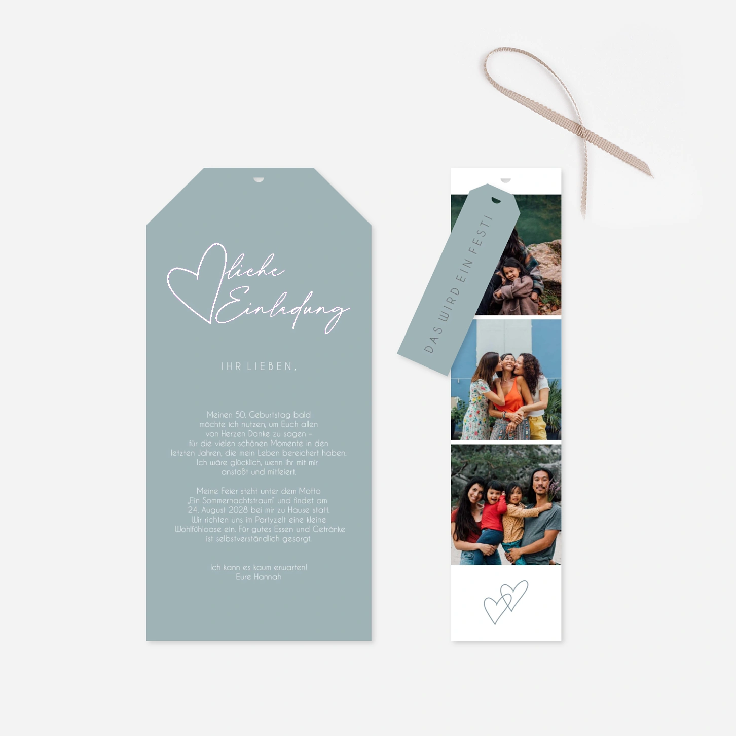 Geburtstagseinladung Herzensfeier