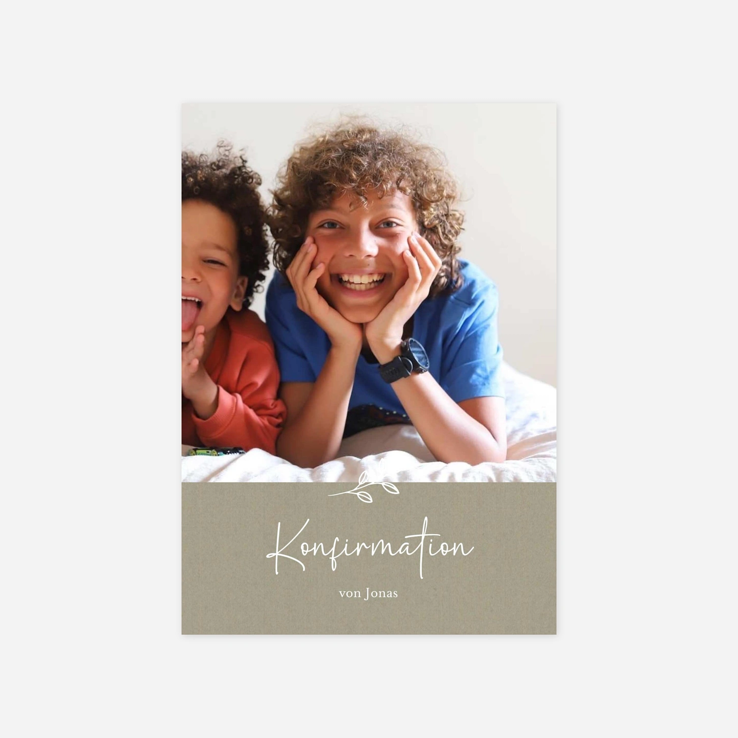 Konfirmationseinladung Glanz der Natur