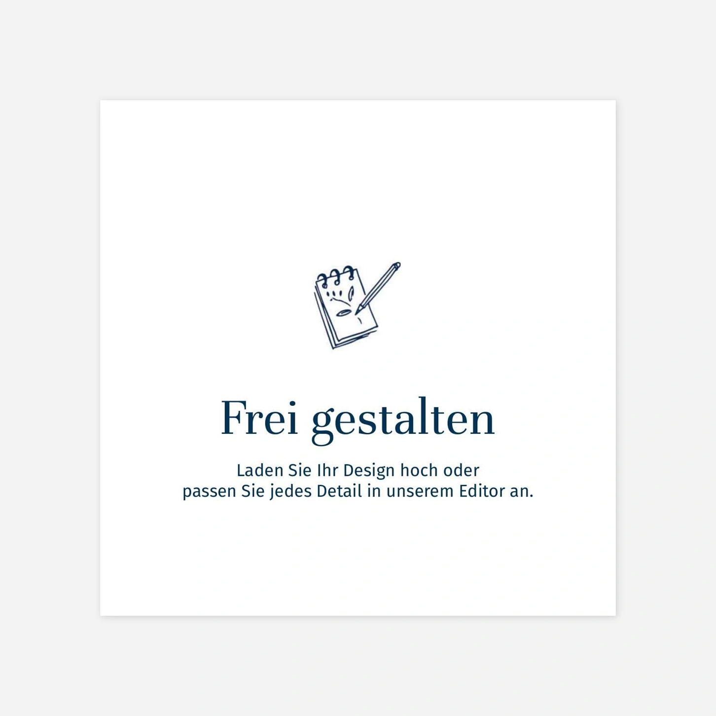 Hochzeit Mini-Einladungskarte Eigenes Design
