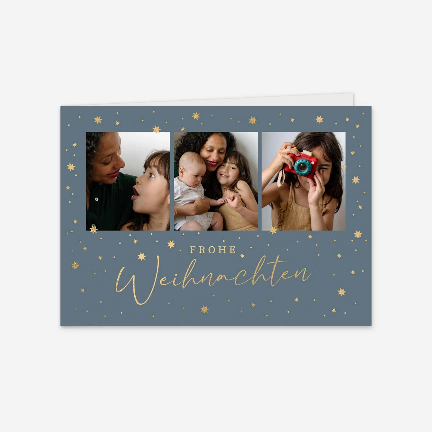 Weihnachtskarte Glitzertraum