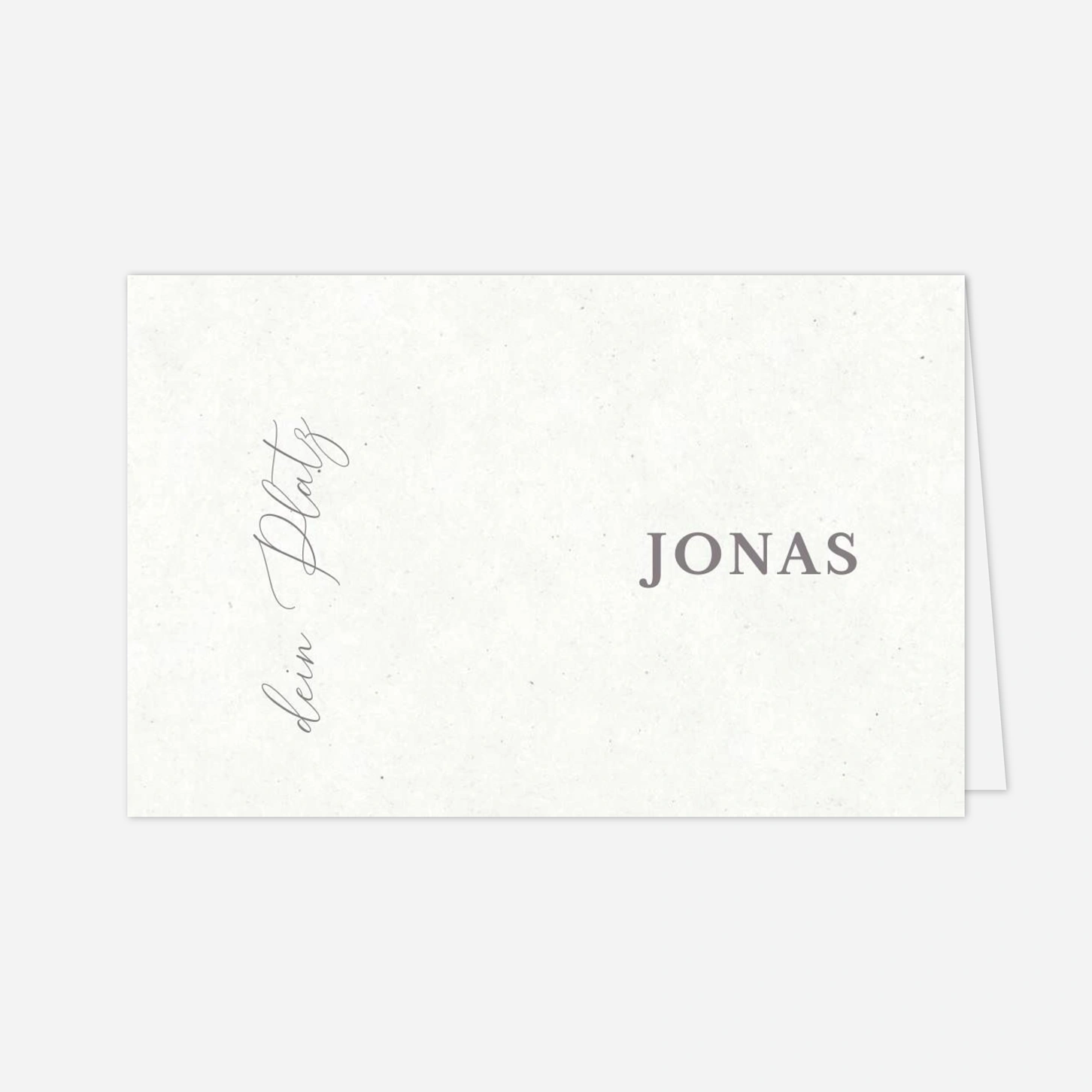 Platzkarte Hochzeit Gemeinsam Eins