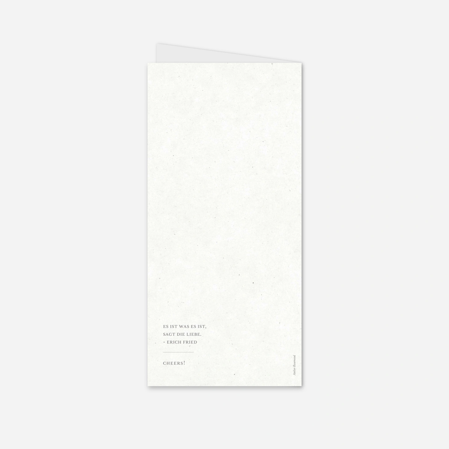 Menükarte Hochzeit Gemeinsam Eins