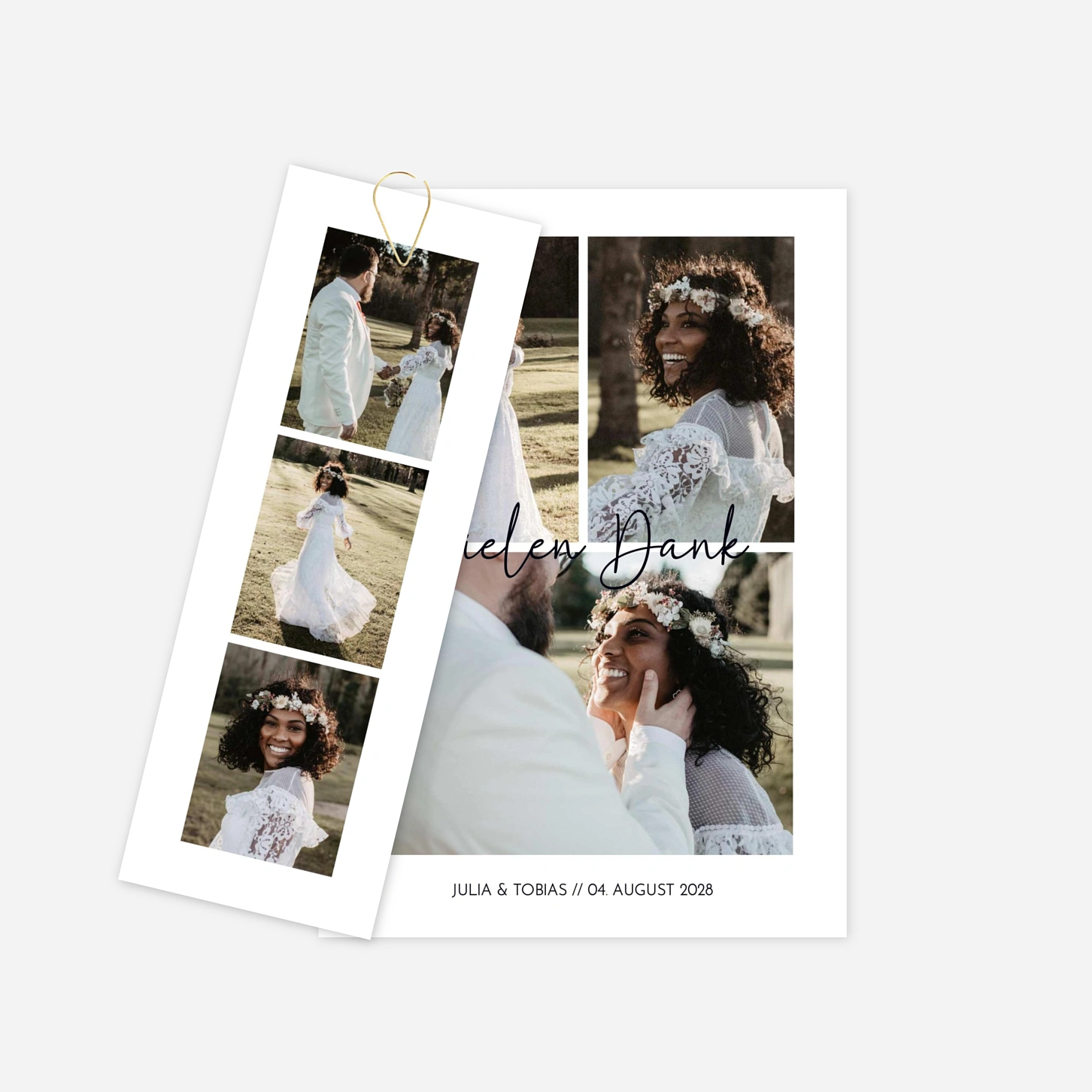 Dankeskarte Hochzeit Timeless Together