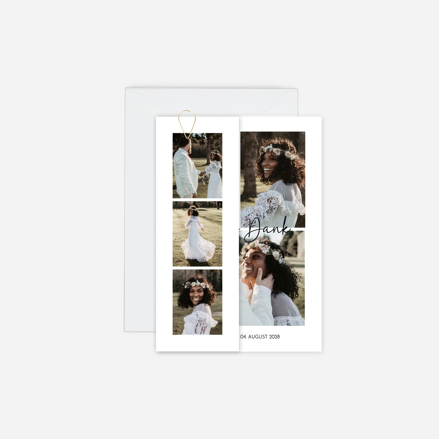 Dankeskarte Hochzeit Timeless Together