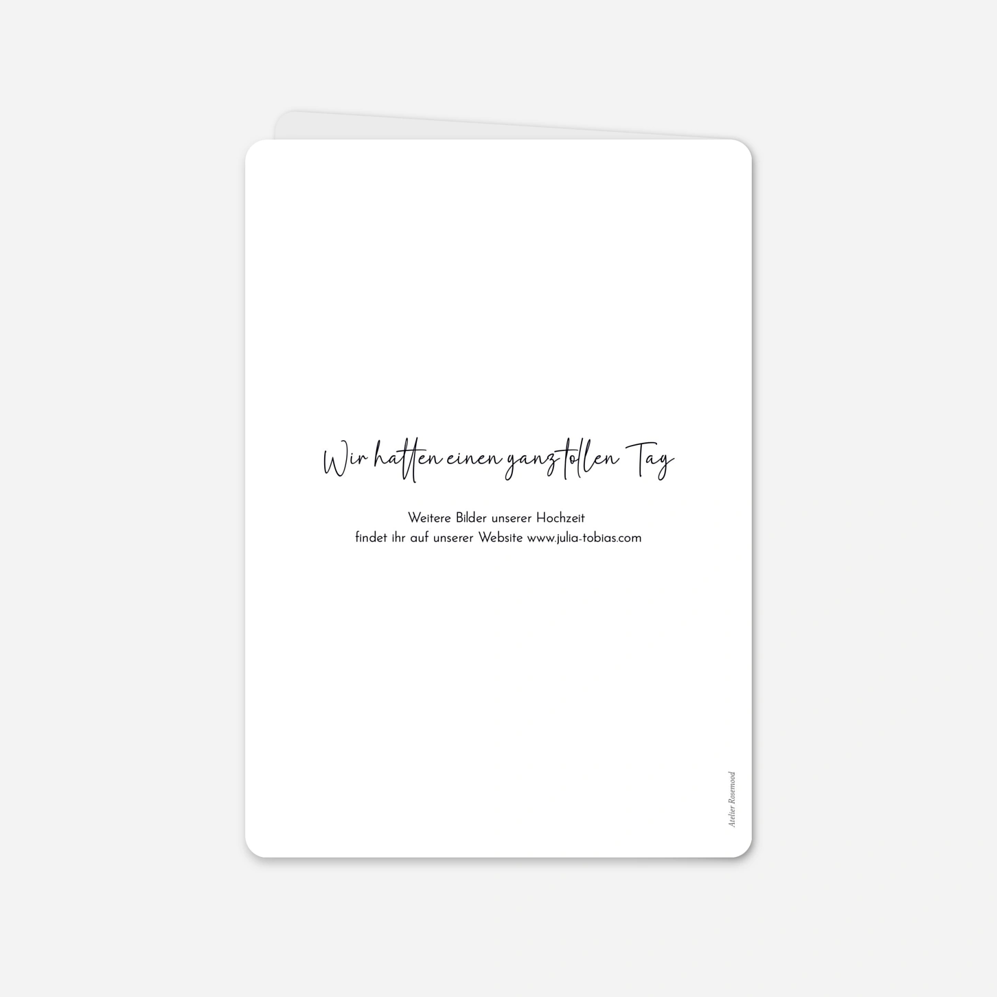 Dankeskarte Hochzeit Timeless Together