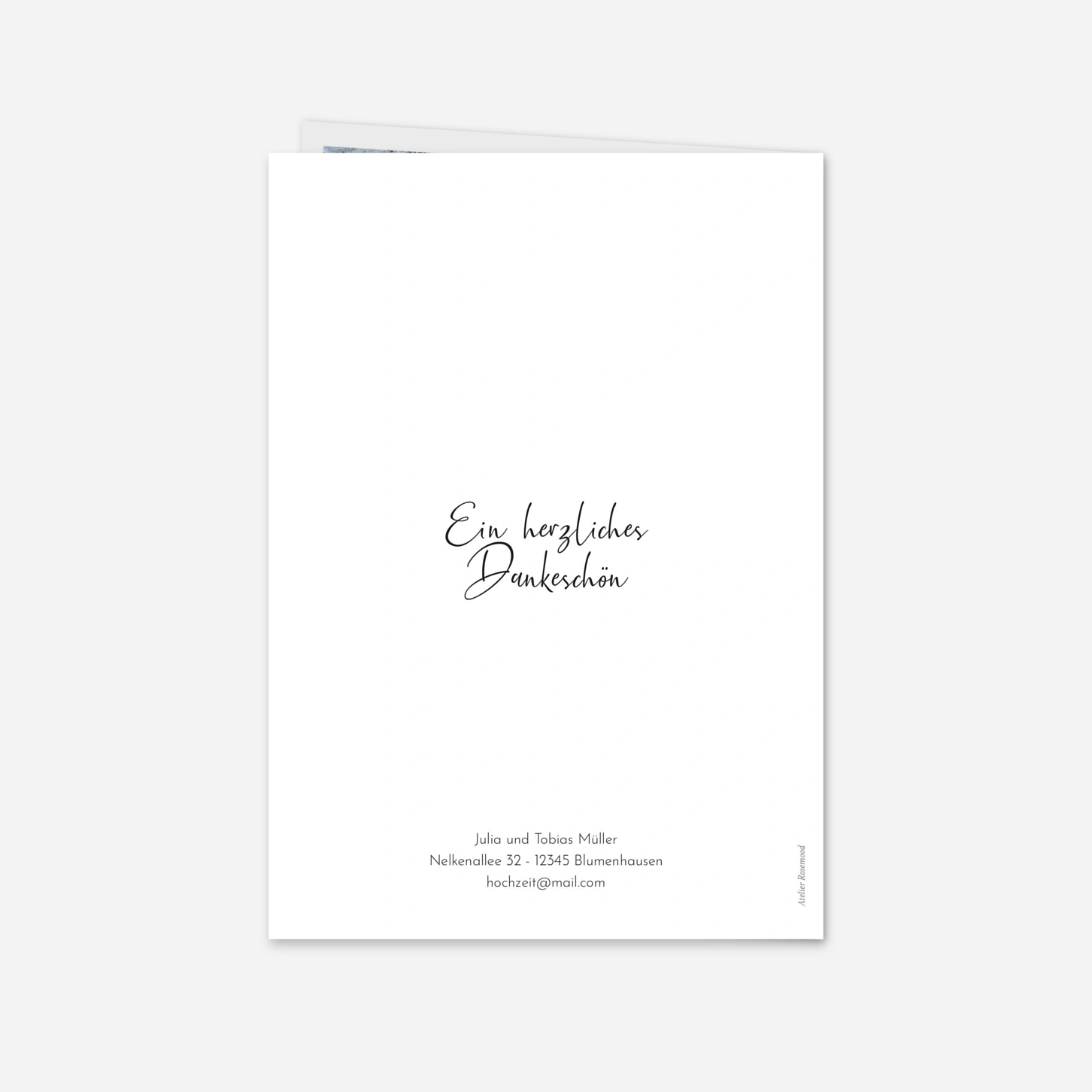 Dankeskarte Hochzeit Grateful Hearts