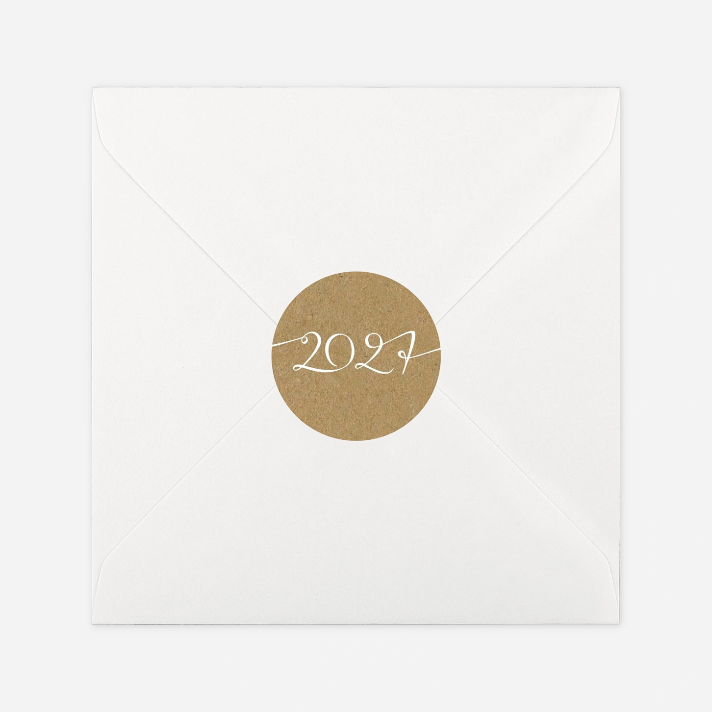 Geschenkaufkleber Weihnachten Goldener Augenblick