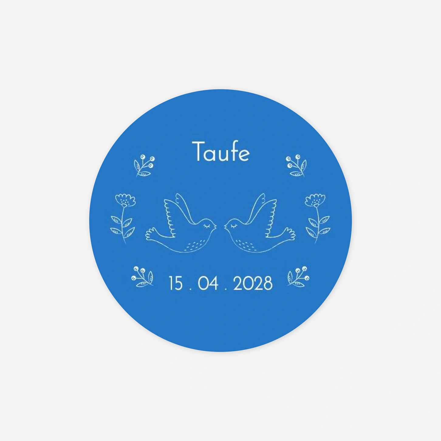 Aufkleber Taufe Gute Nachricht