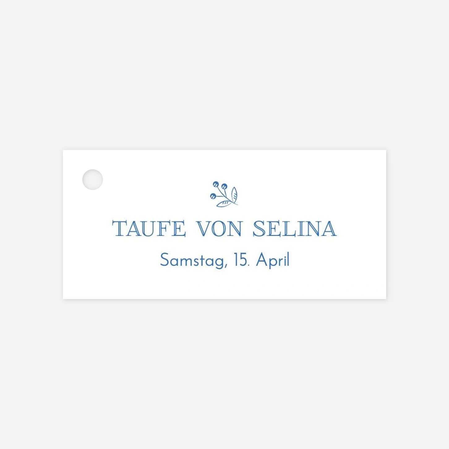 Anhänger Taufe Gute Nachricht
