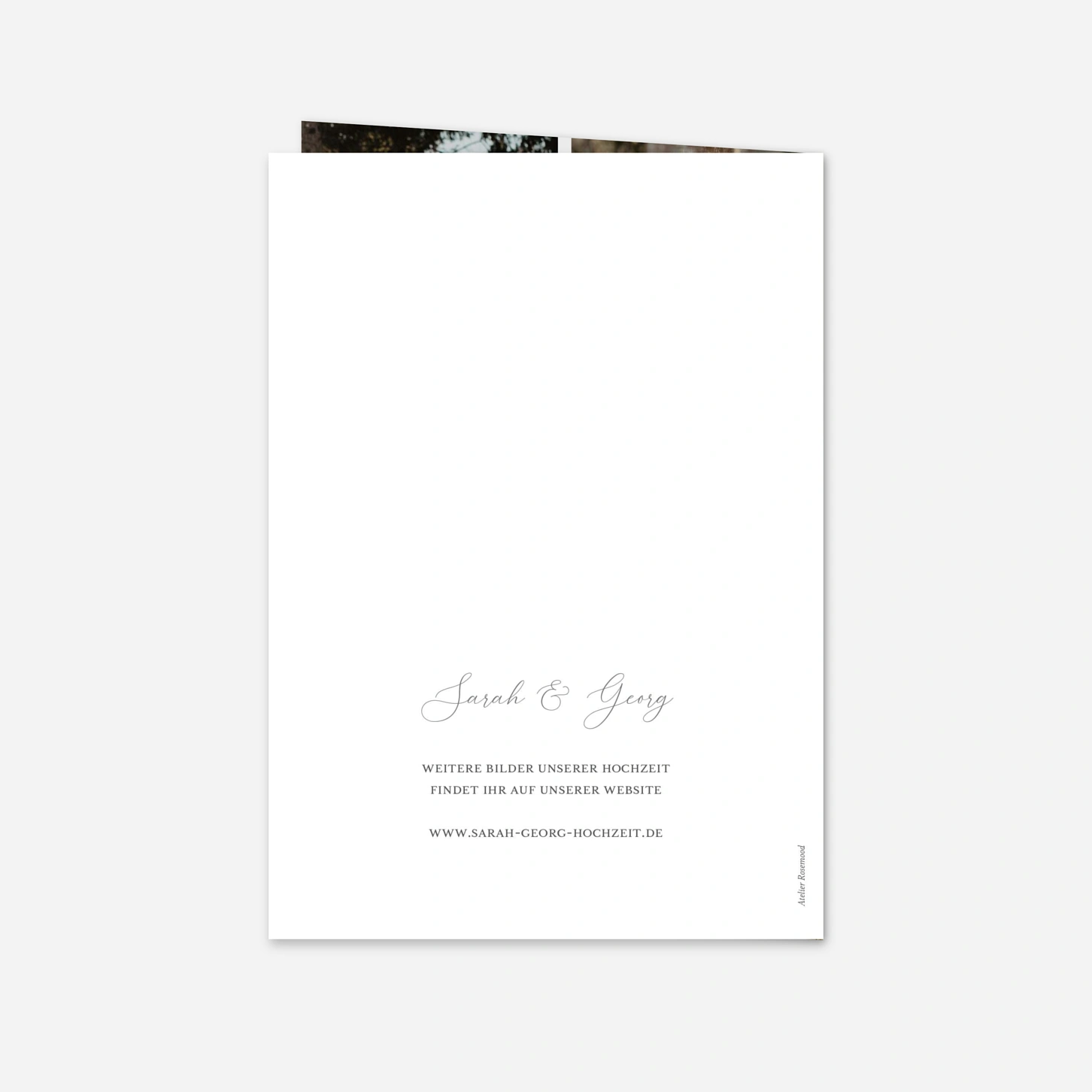 Dankeskarte Hochzeit Herzleuchten