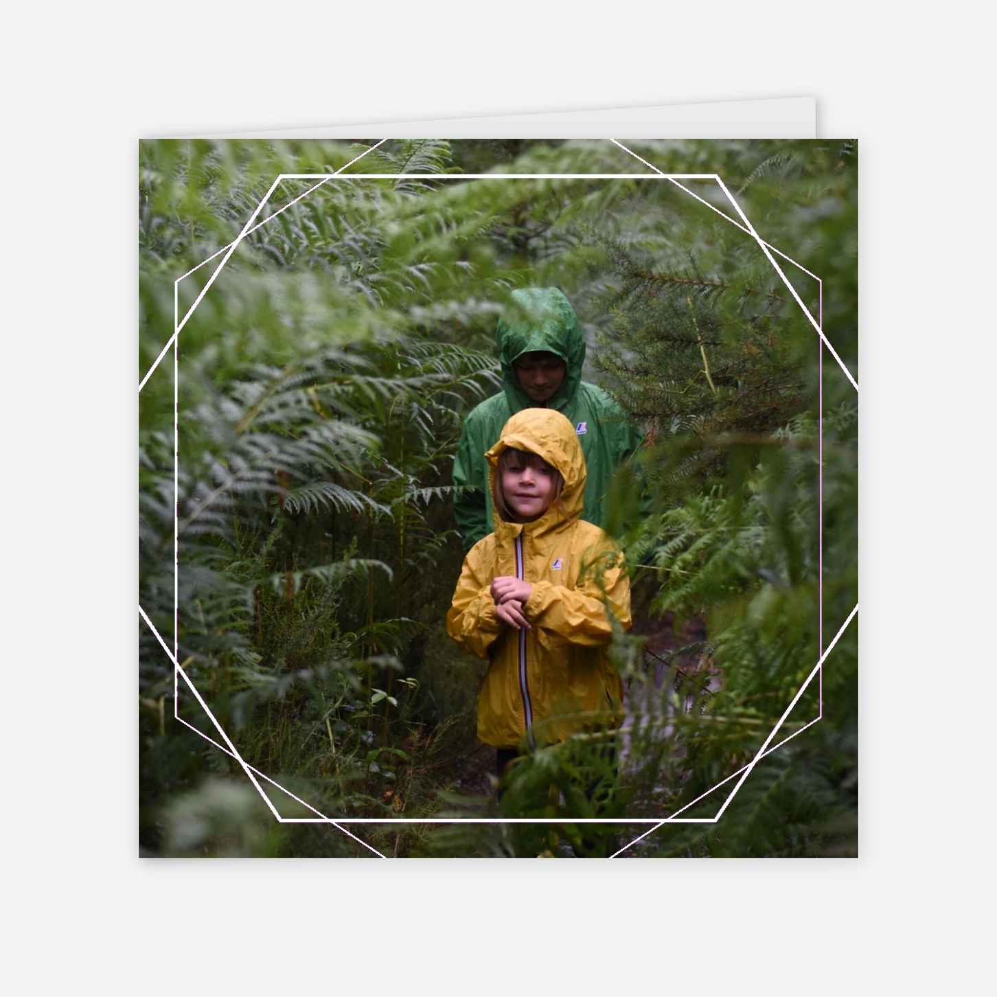 Weihnachtskarte Holiday Frame