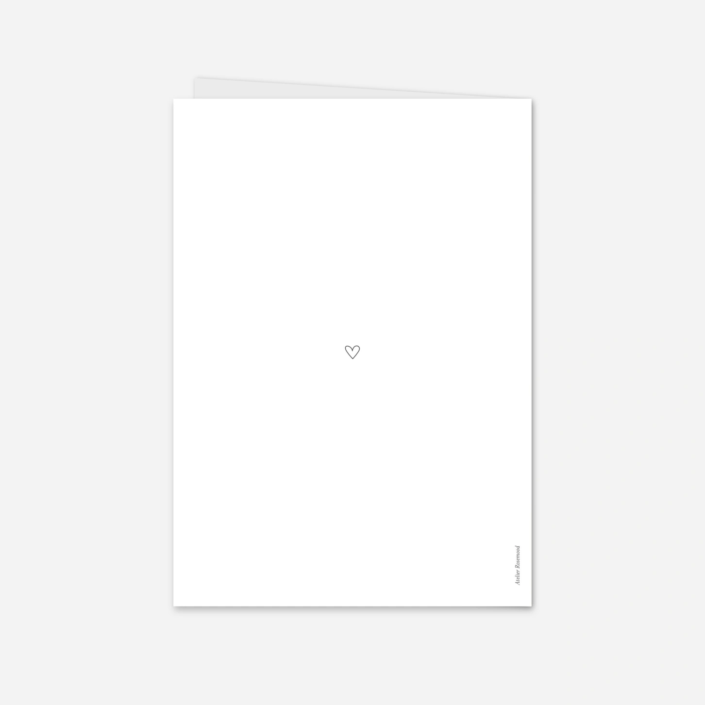 Geburtskarte Herzgeschenk