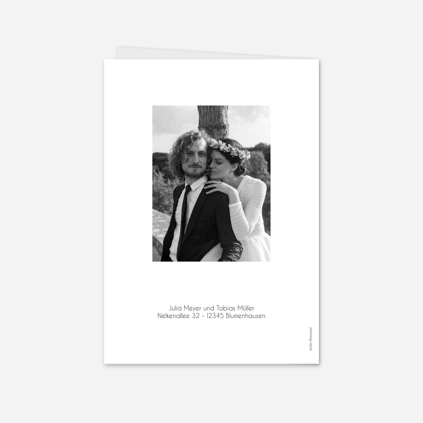 Dankeskarte Hochzeit Herzklang