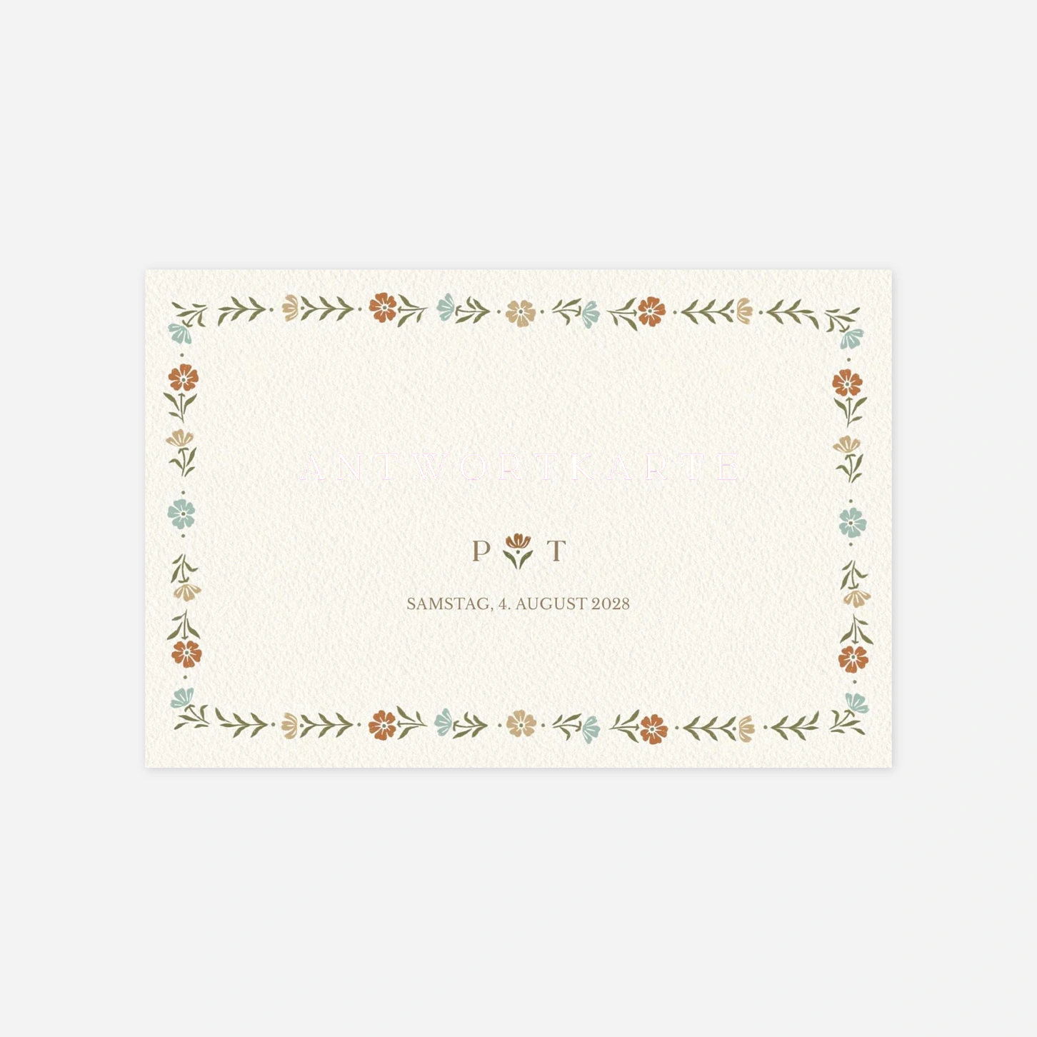 Antwortkarte Hochzeit Im Grünen