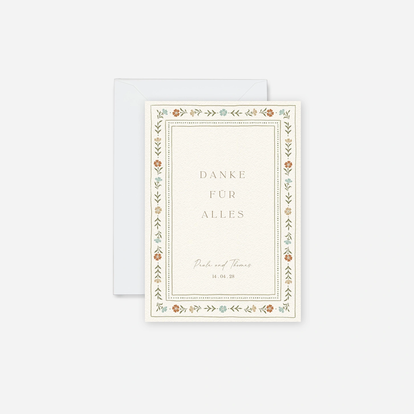 Dankeskarte Hochzeit Im Grünen