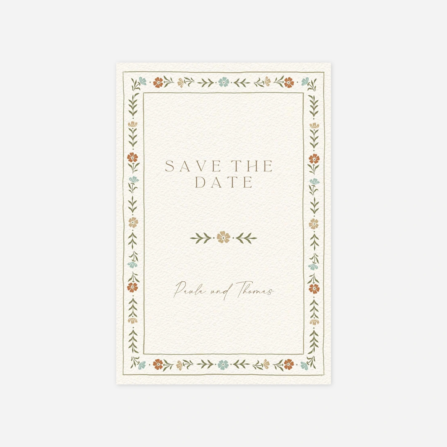 Save-the-Date Karte Im Grünen