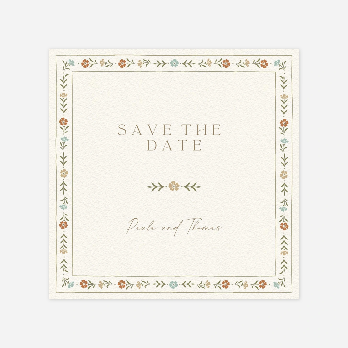 Save-the-Date Karte Im Grünen