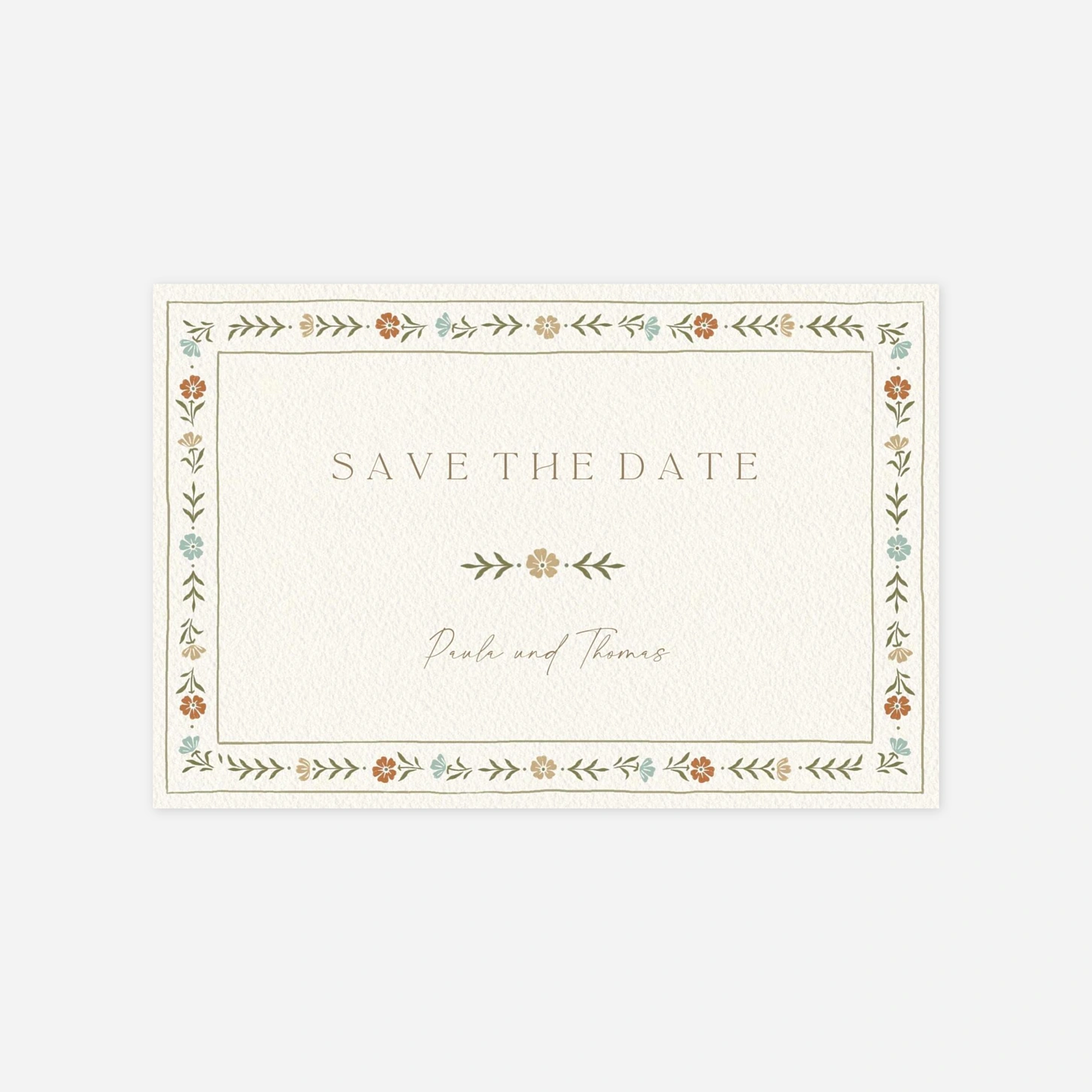 Save-the-Date Karte Im Grünen
