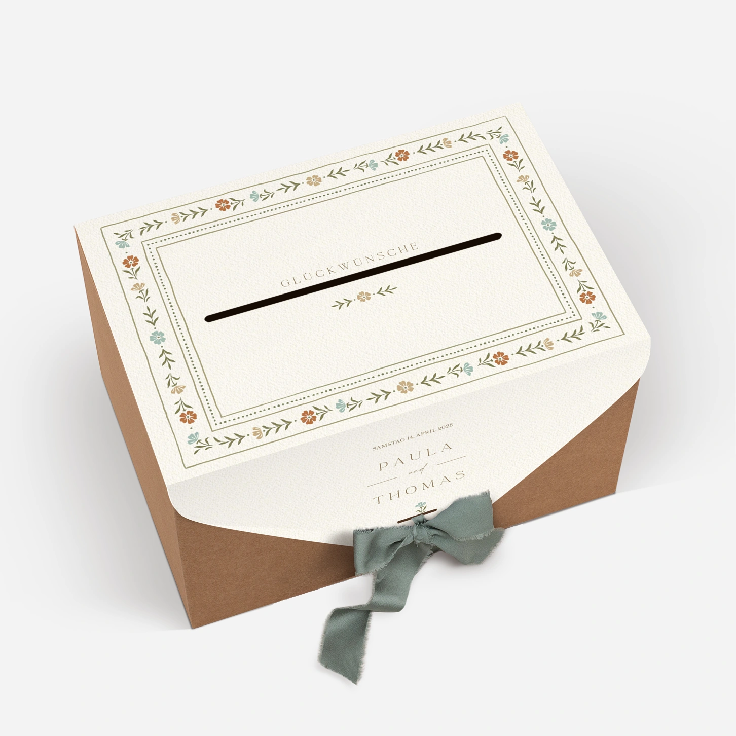 Kartenbox Hochzeit Im Grünen