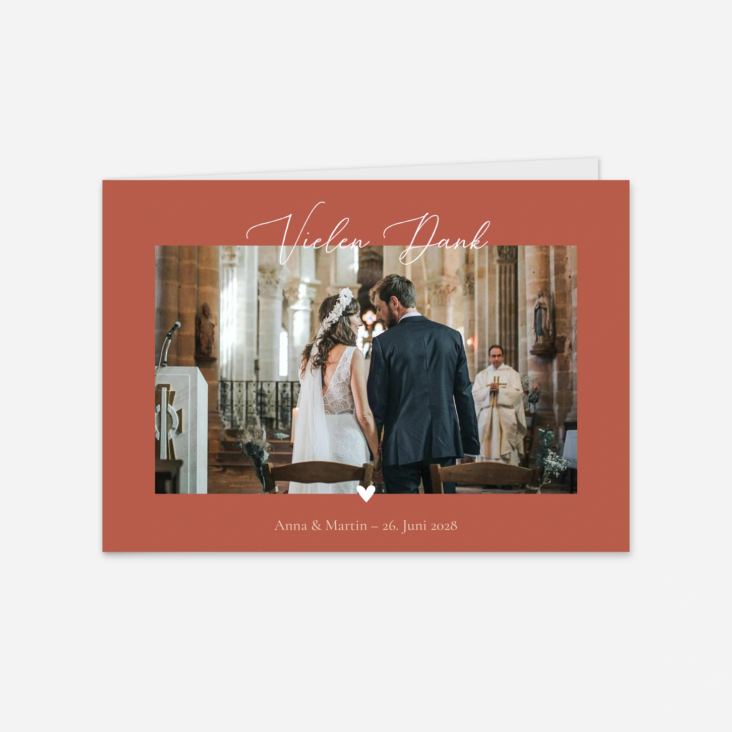Dankeskarte Hochzeit In Harmonie
