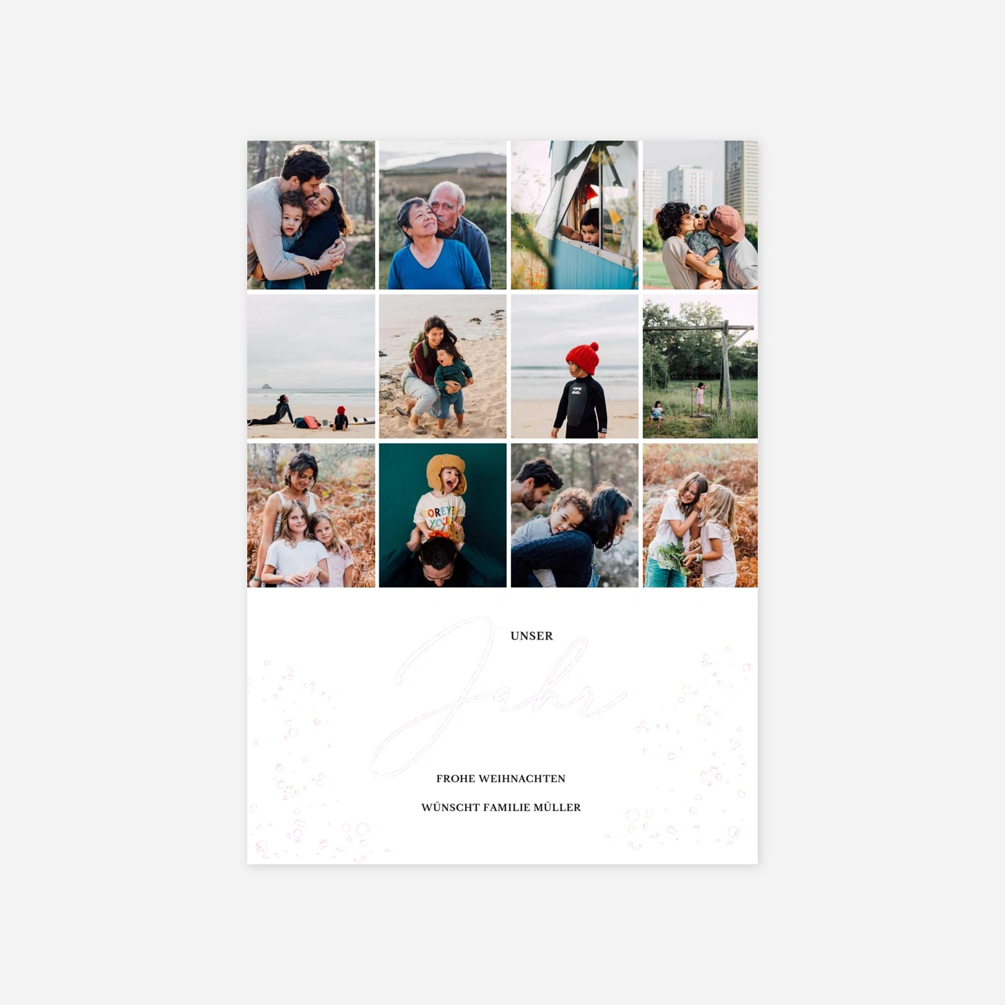 Weihnachtskarte Funkelnde Tage