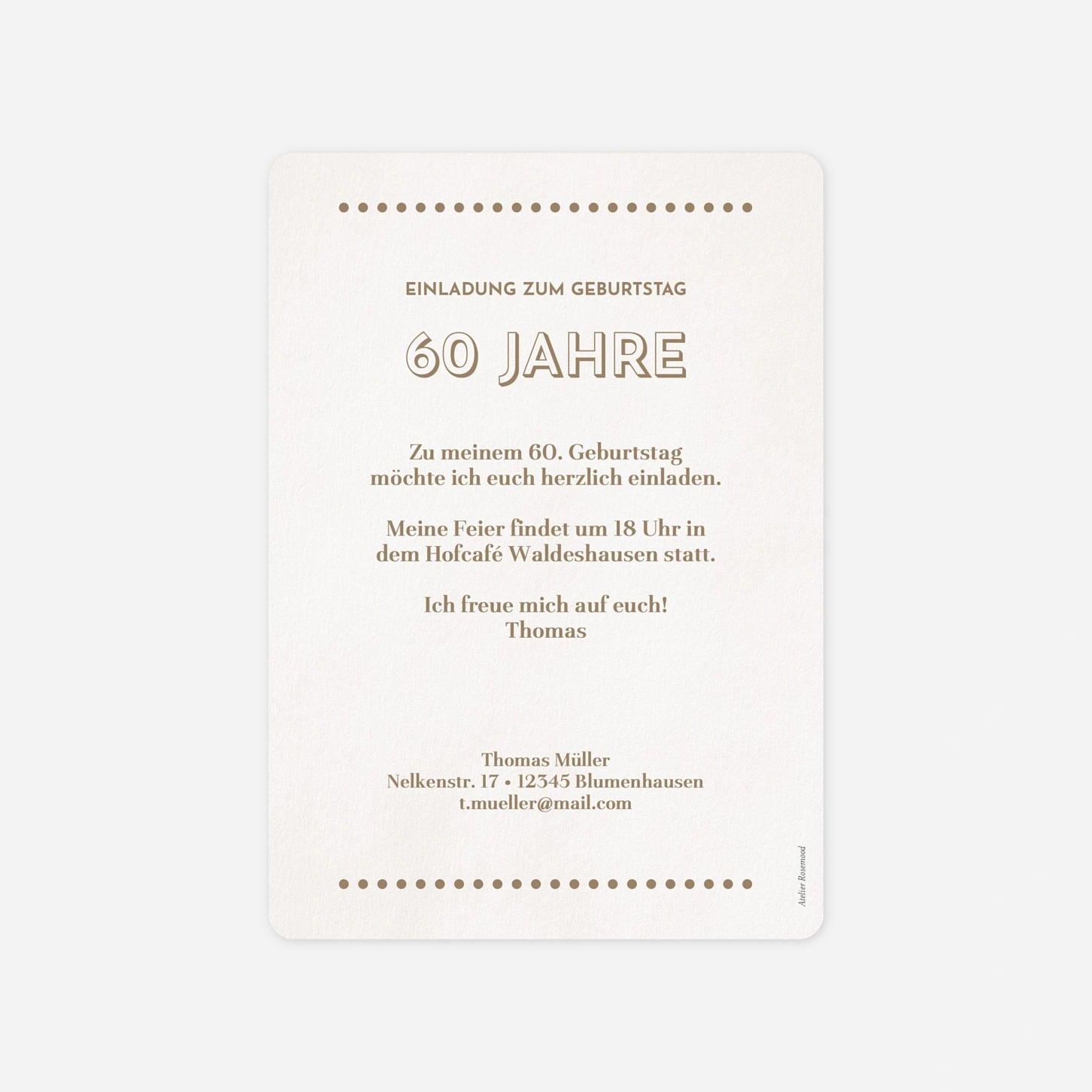 Geburtstagseinladung Jubelzeit