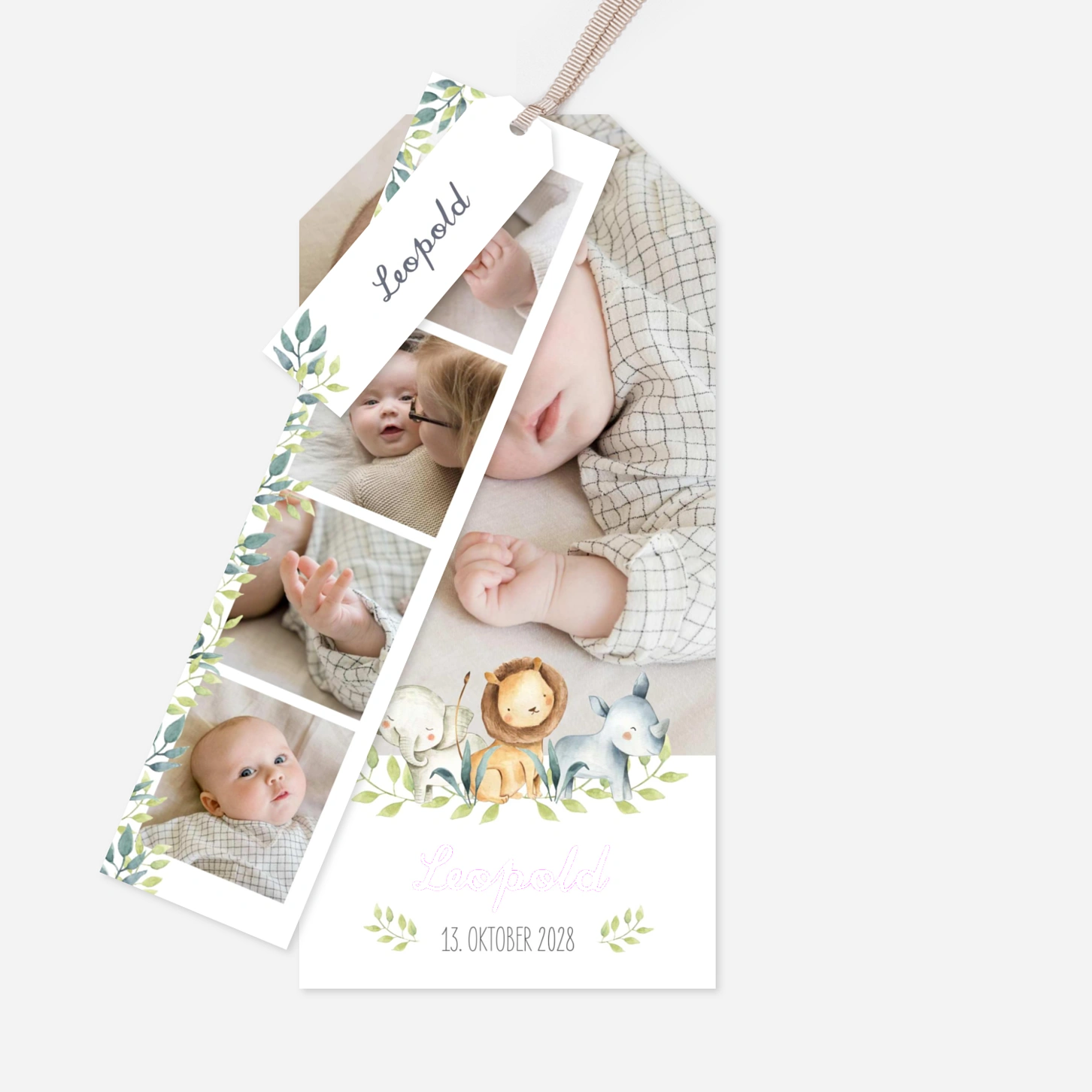 Geburtskarte Kleine Entdecker