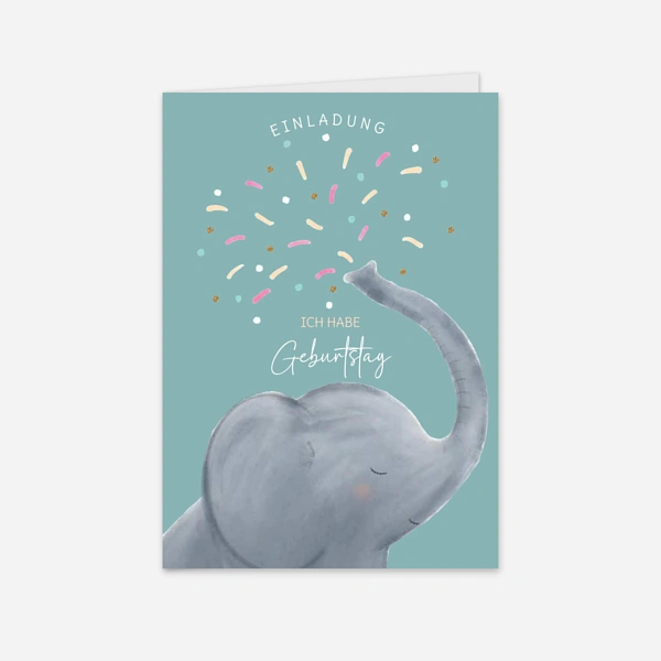 Zarter Konfettiregen