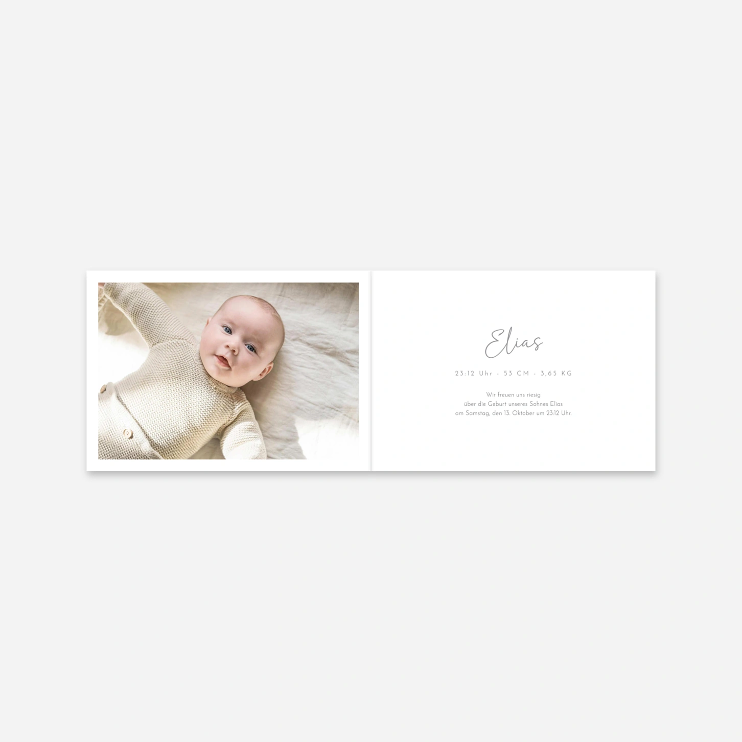 Geburtskarte Kleines Geschenk