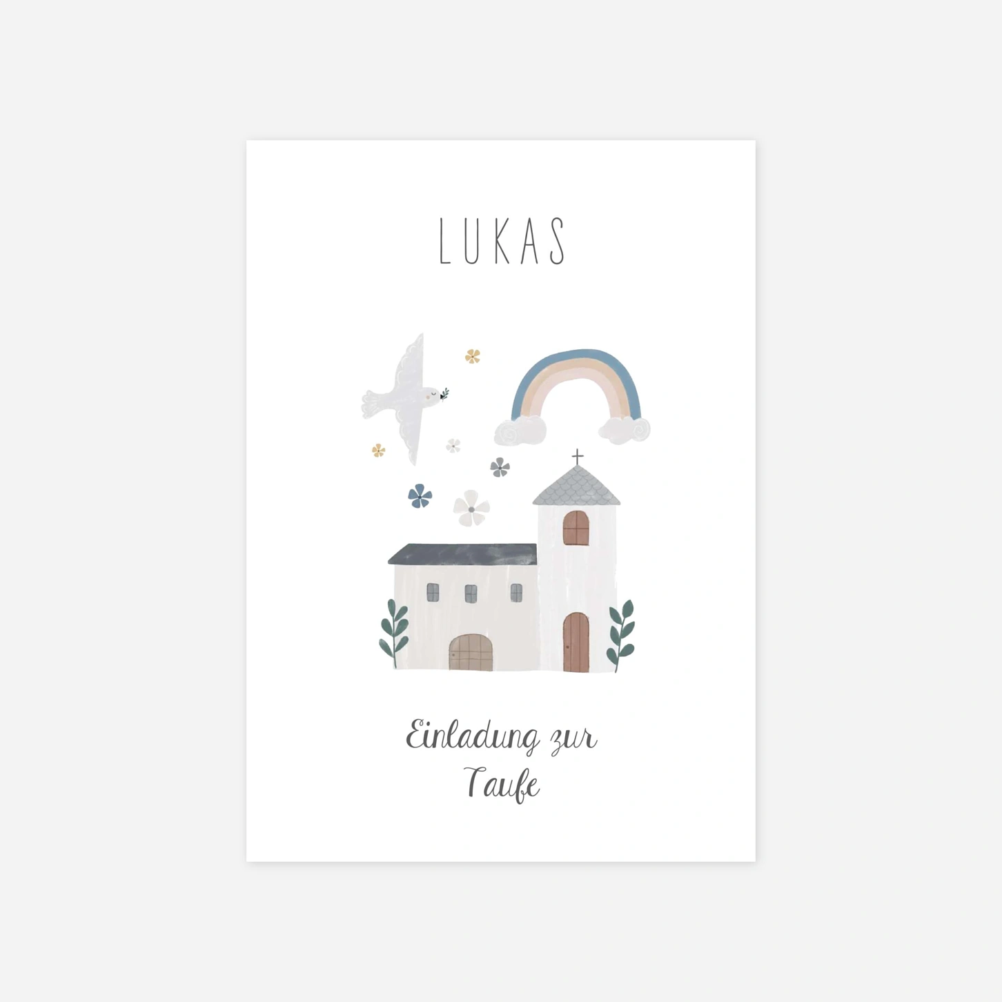 Taufeinladung Kleine Kapelle