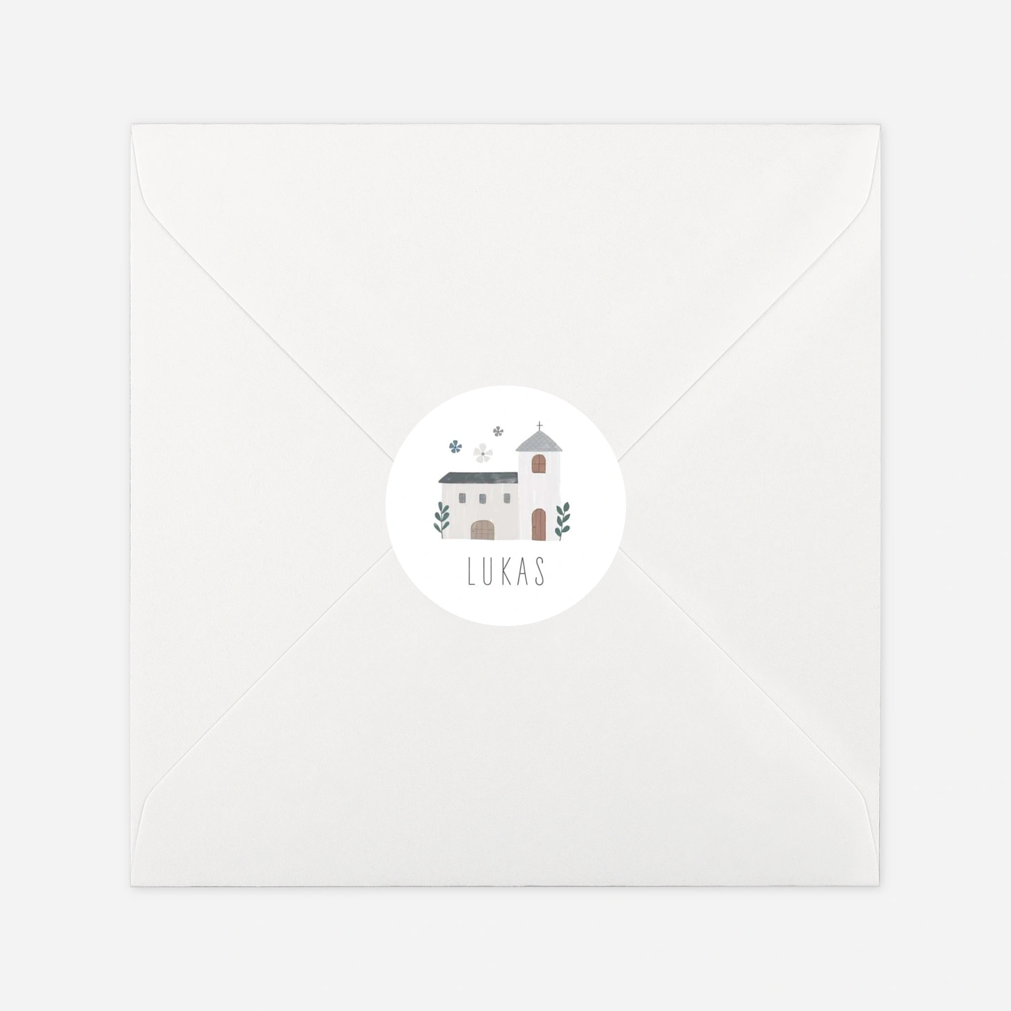 Aufkleber Taufe Kleine Kapelle